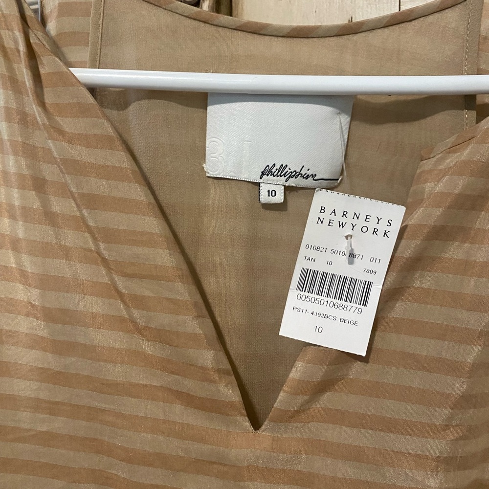 3.1 Phillip Lim Beige Striped Top